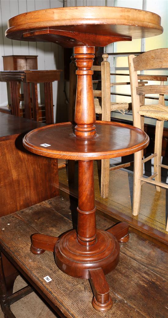 2 tier circular dumb waiter